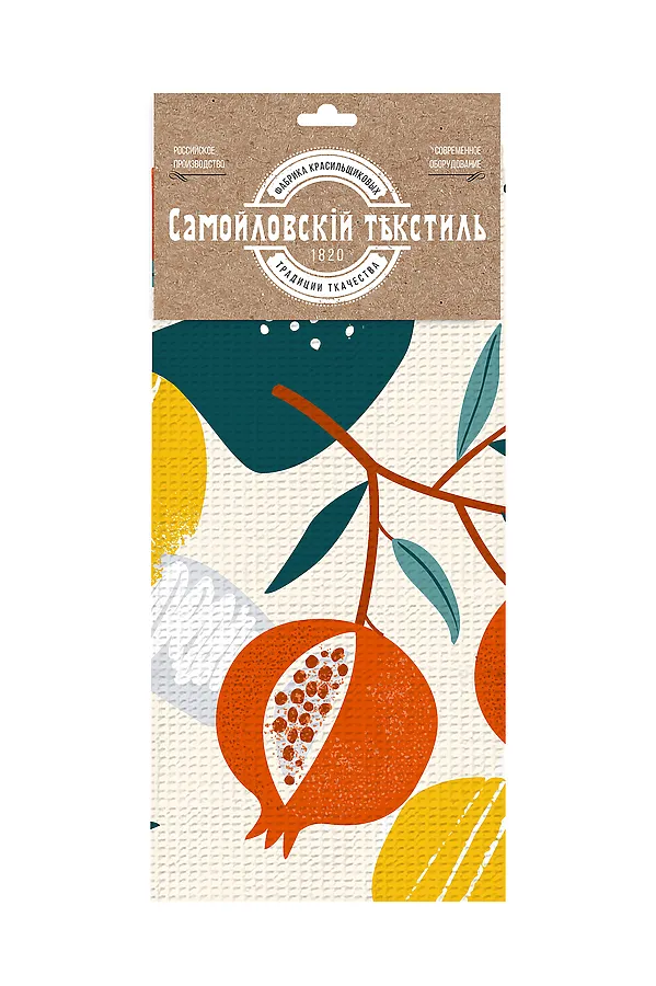 Полотенце "Самойловский Текстиль" 45/60 Фрукты полотенца NORDTEX, фрукты полотенца - фото 1
