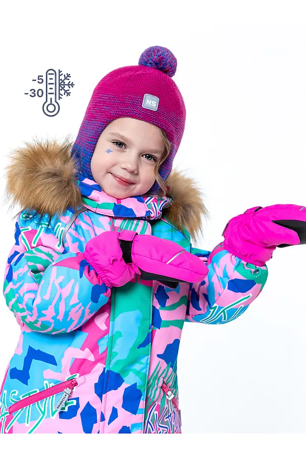 Варежки NIKASTYLE, фуксия - фото 1