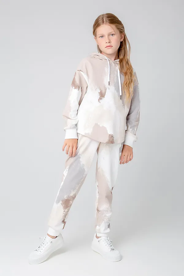 Брюки CROCKID SALE, бежевый,фактура земли к381 - фото 1