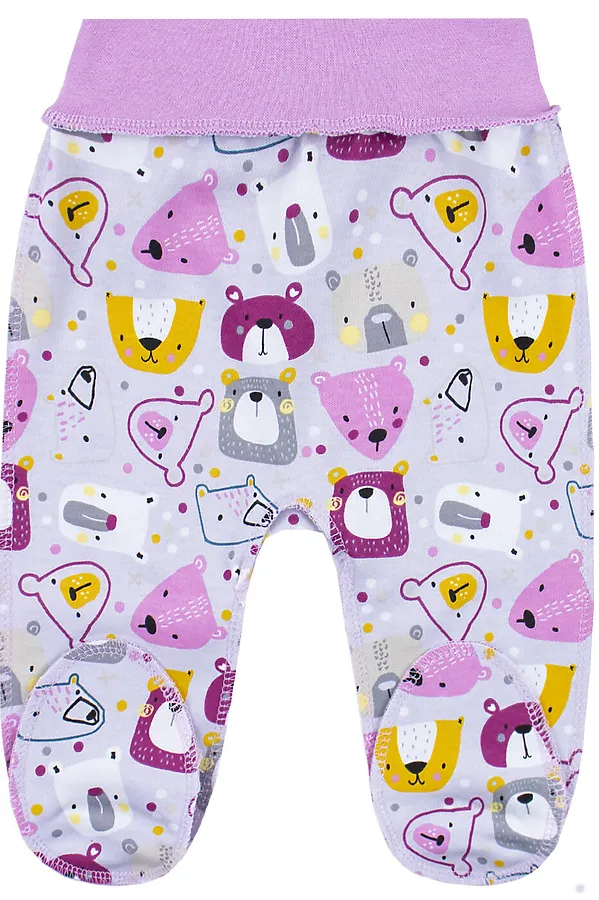 Ползунки YOULALA, серый, розовый, жёлтый - фото 1