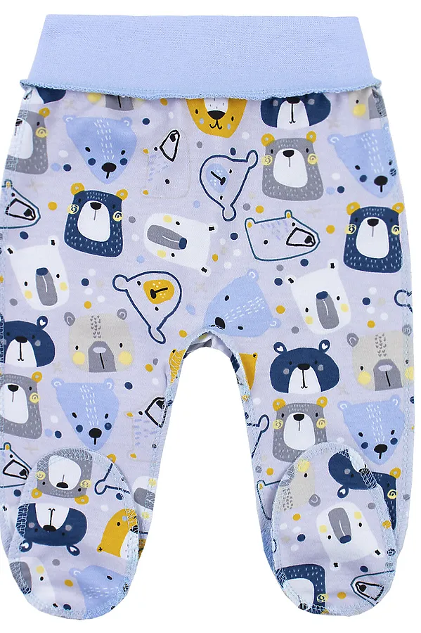 Ползунки YOULALA, серый, голубой - фото 1