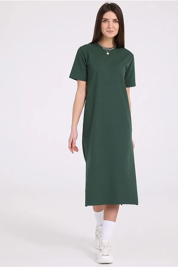 Платье АПРЕЛЬ, темно-зеленый204 - фото 1