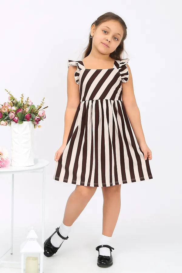 Сарафан ИВАШКА, коричневый - фото 1