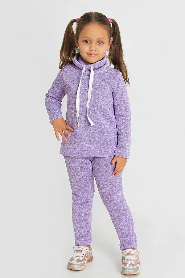 Костюм (Джемпер+Брюки) ИВАШКА, фиолетовый - фото 1