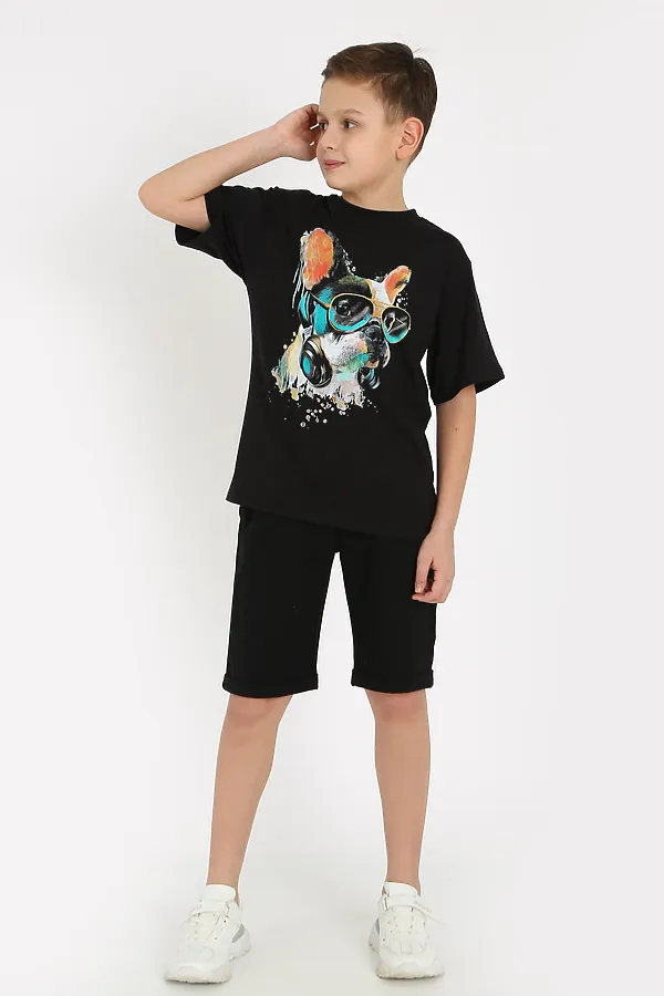 Костюм (Футболка+Шорты) KIP, чёрный - фото 1