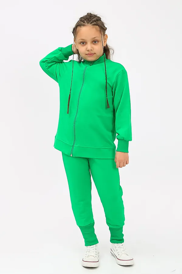 Костюм (Толсовка+Брюки) ИВАШКА, зелёный - фото 1