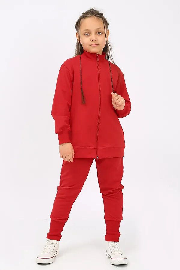 Костюм (Толстовка+Брюки) ИВАШКА, красный - фото 1