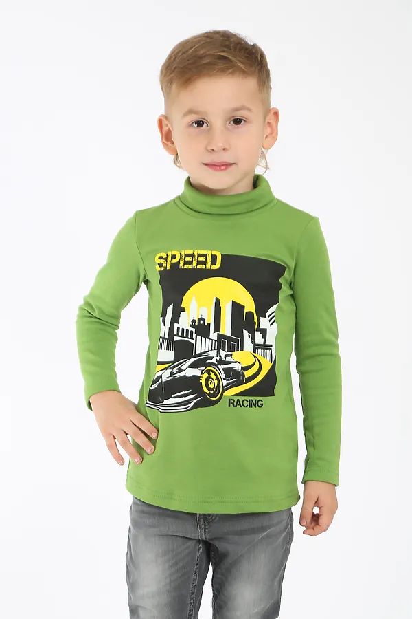 Водолазка ИВАШКА, зелёный - фото 1