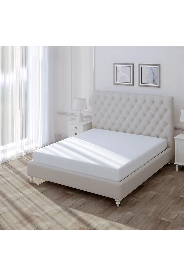 Простыня "Волшебная Ночь" На Резинке 200/200 Warm white NORDTEX, warm white - фото 1