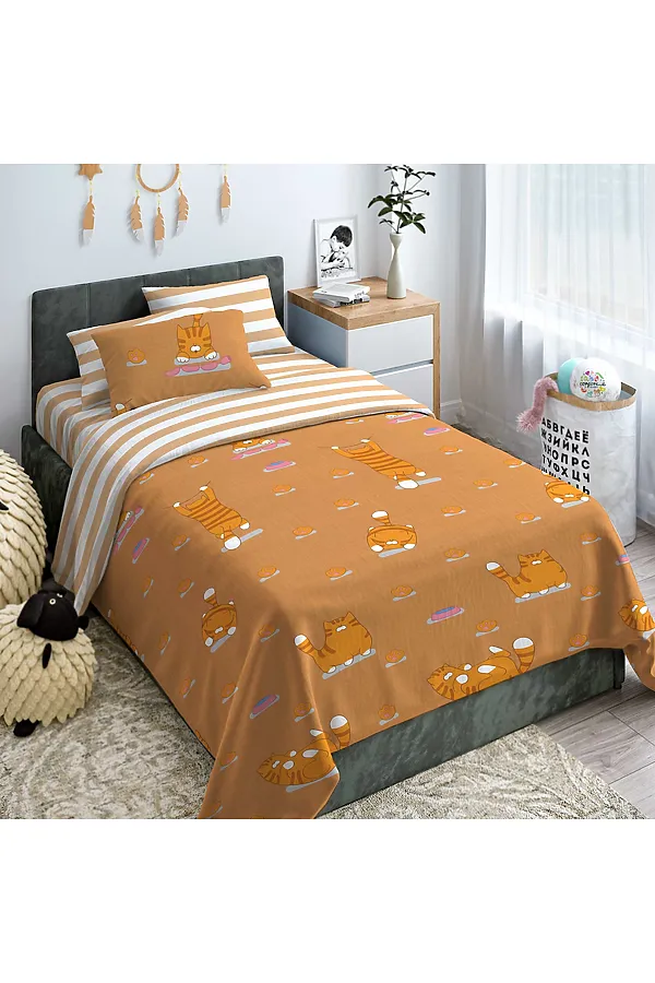 Комплект постельного белья "Волшебная Ночь" Junior 1,5СП Sweet cat NORDTEX, sweet cat - фото 1