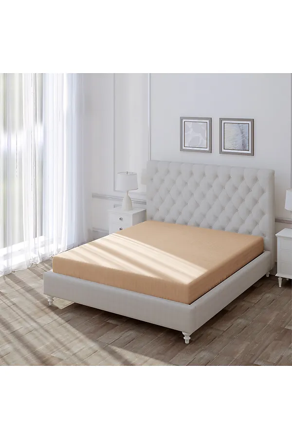 Простыня "Волшебная Ночь" 200/220 Coffee cream NORDTEX, coffee cream - фото 1
