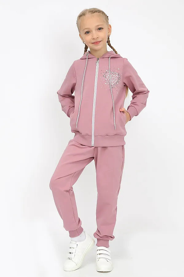 Костюм (Толстовка+Брюки) ИВАШКА, пыльная роза - фото 1
