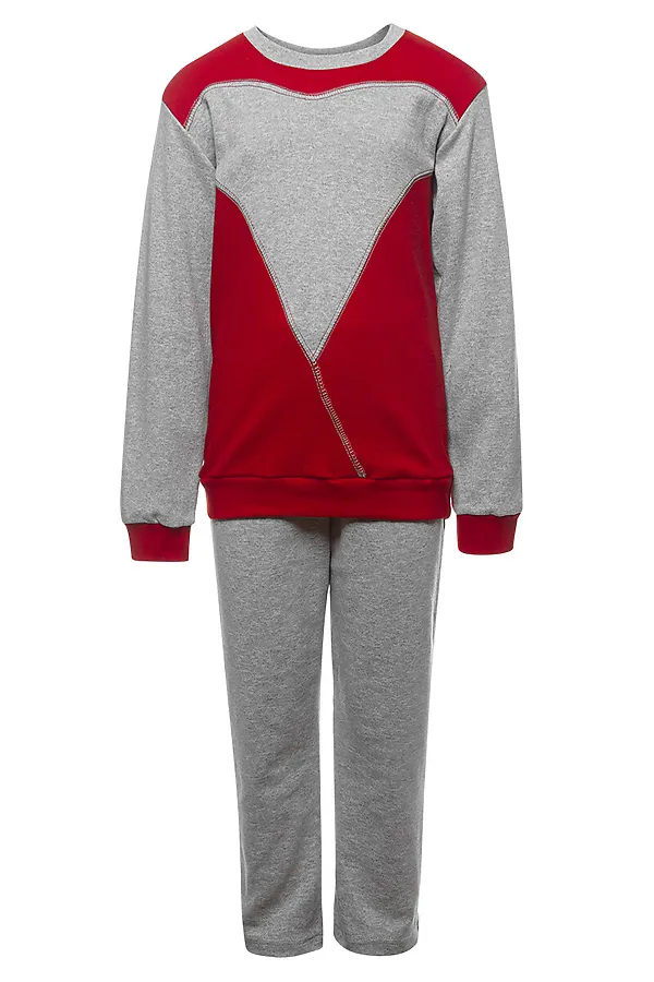 Костюм (Свитшот+Брюки) M&D, красный - фото 1