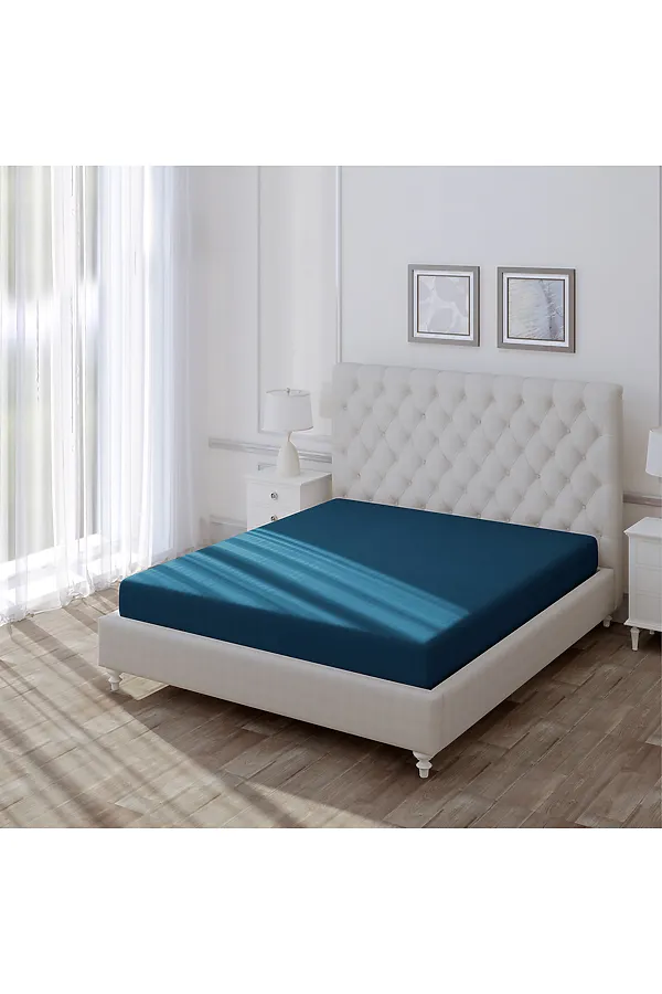Простыня "Волшебная Ночь" На Резинке 140/200 Deep blue NORDTEX, deep blue - фото 1