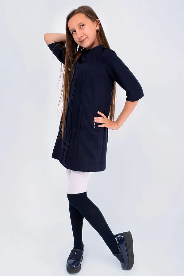 Колготки СОЛЬ&ПЕРЕЦ, темно-синий-белый - фото 1