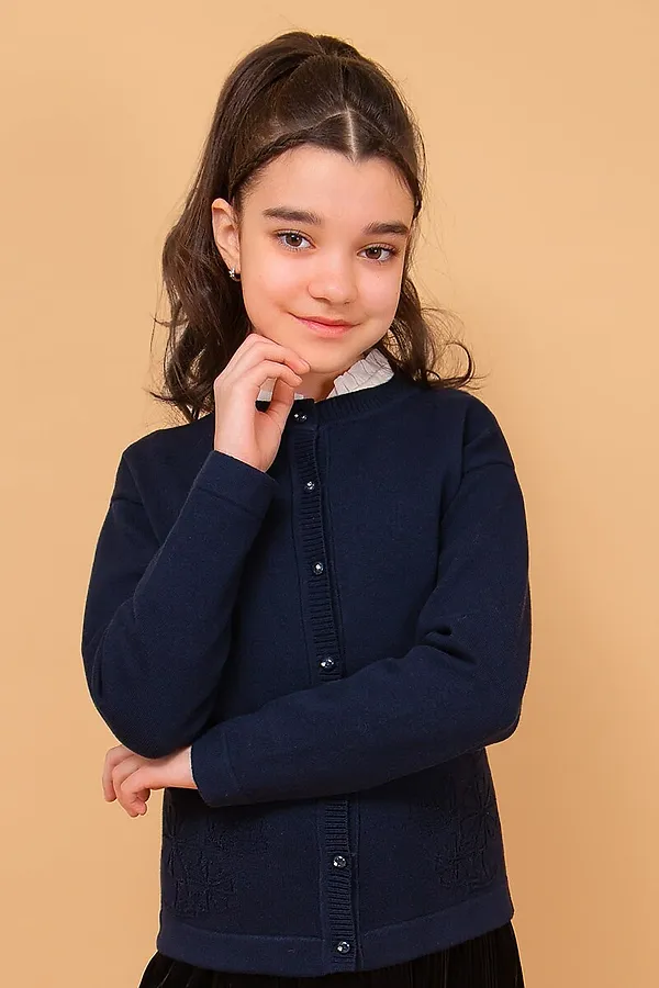 Кардиган СОЛЬ&ПЕРЕЦ, темно-синий - фото 1