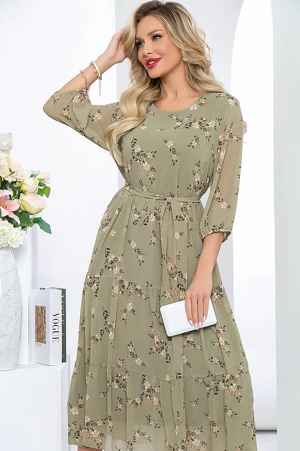Платье LADY TAIGA, олива - фото 1