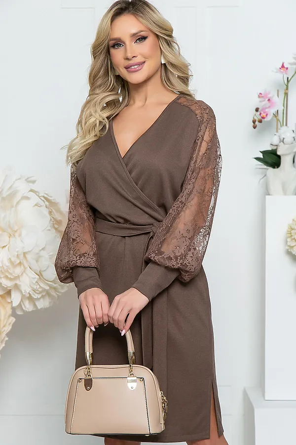 Платье LADY TAIGA, капучино - фото 1