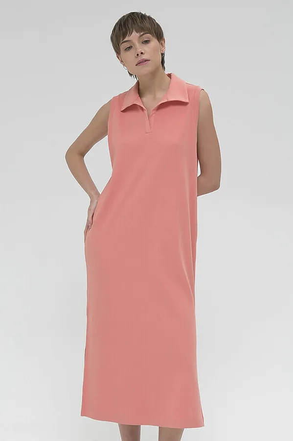 Платье-поло PELICAN, персиковый - фото 1