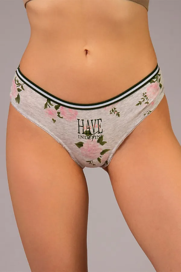 Трусы INDEFINI, серый - фото 1