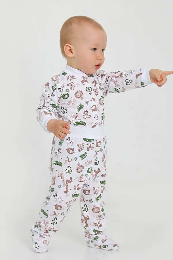 Ползунки МАТВЕЙКА, белый - фото 1