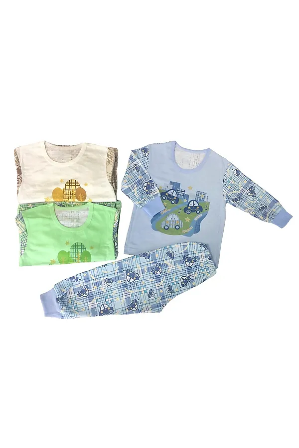 Пижама ТРИ МЕДВЕДЯ, белый - фото 1