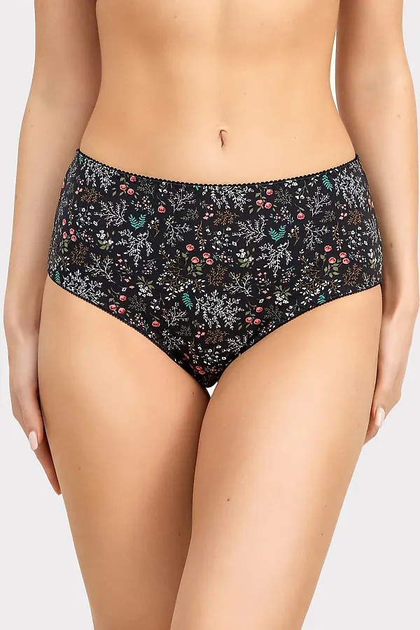 Трусы 2шт. MARK FORMELLE, цветочки на черном - фото 1