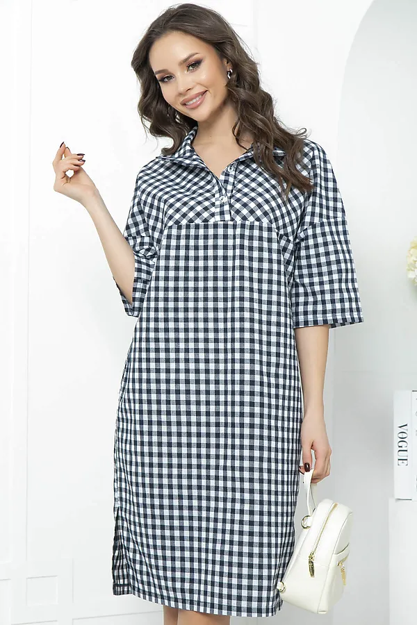 Платье LADY TAIGA, блю - фото 1