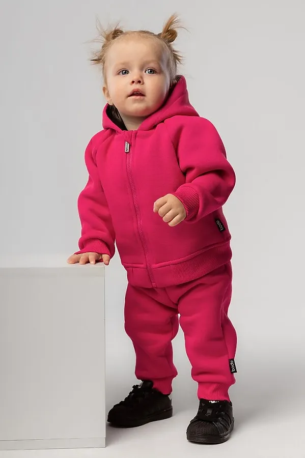 Костюм (Толстовка+Брюки) BODO, малиновый - фото 1