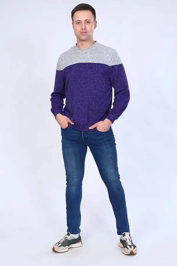 Джемпер 52243 НАТАЛИ, серо-синий - фото 1