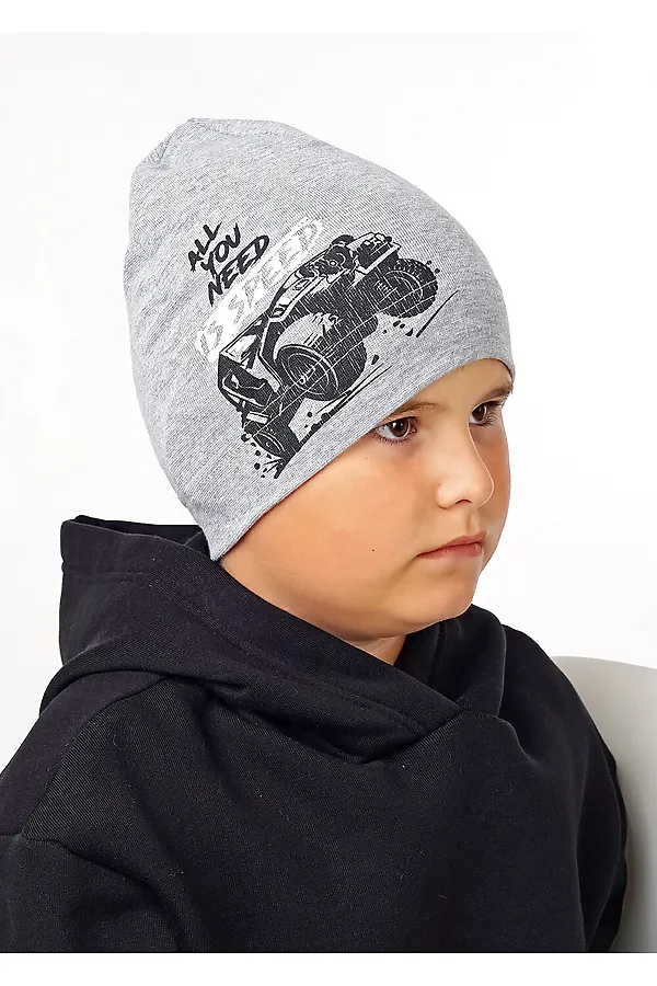 Шапка CLEVER, меланж серый - фото 1