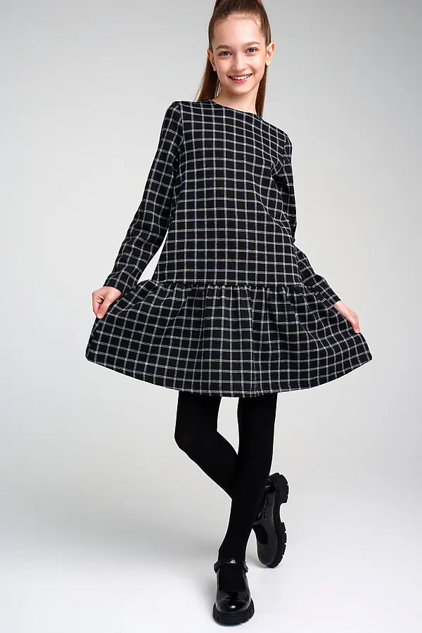Платье PLAYTODAY, черный,белый - фото 1