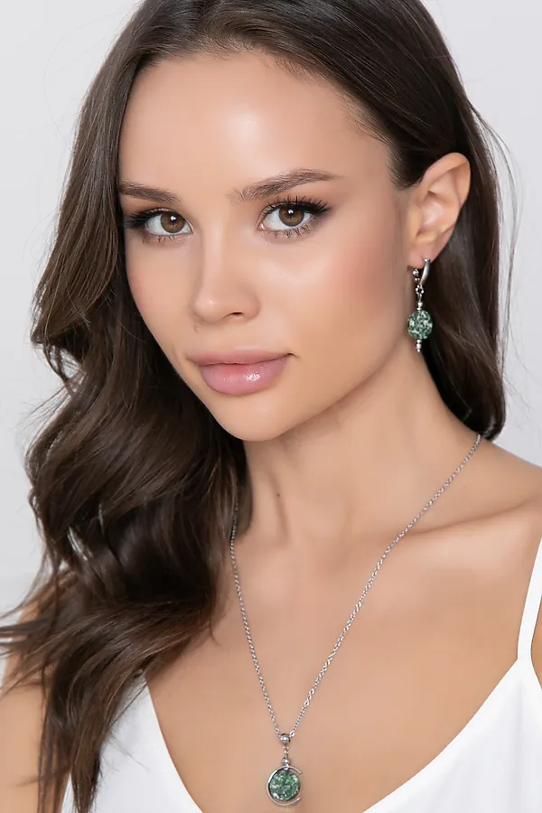 Колье BELLOVERA, зеленый - фото 1