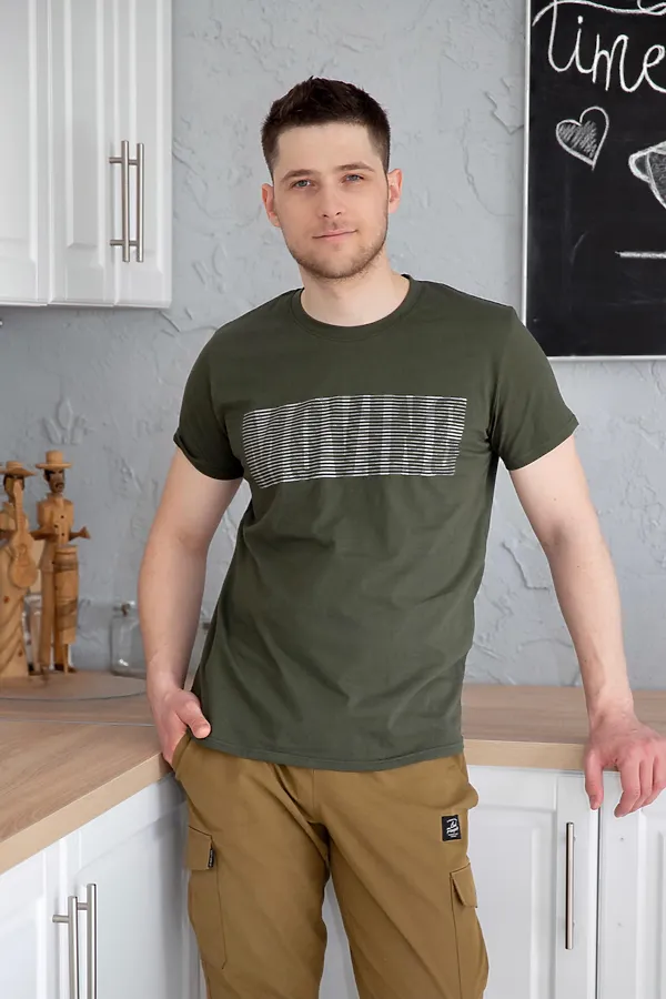Футболка LIKA DRESS, хаки - фото 1