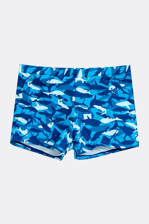 Трусы купальные  MARK FORMELLE, акулы на голубом - фото 1