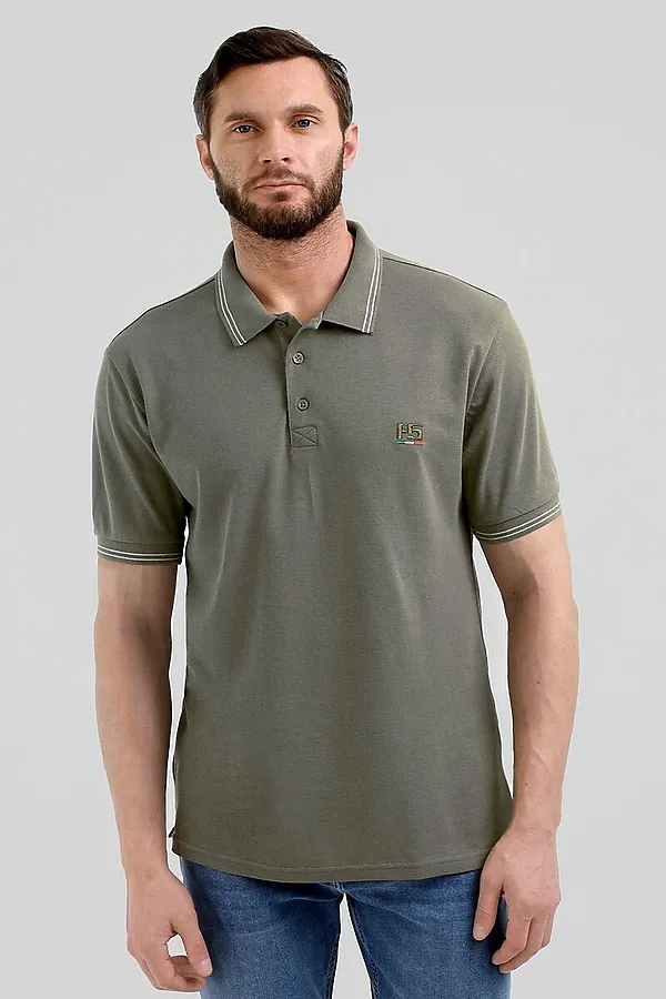 Футболка-поло F5, хаки - фото 1