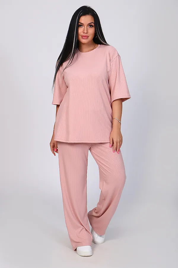 Костюм с брюками 78524 НАТАЛИ, сухая роза - фото 1