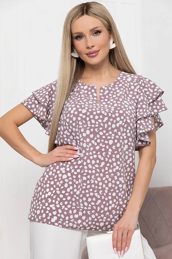 Блуза "Рия" LADY TAIGA, капучино - фото 1