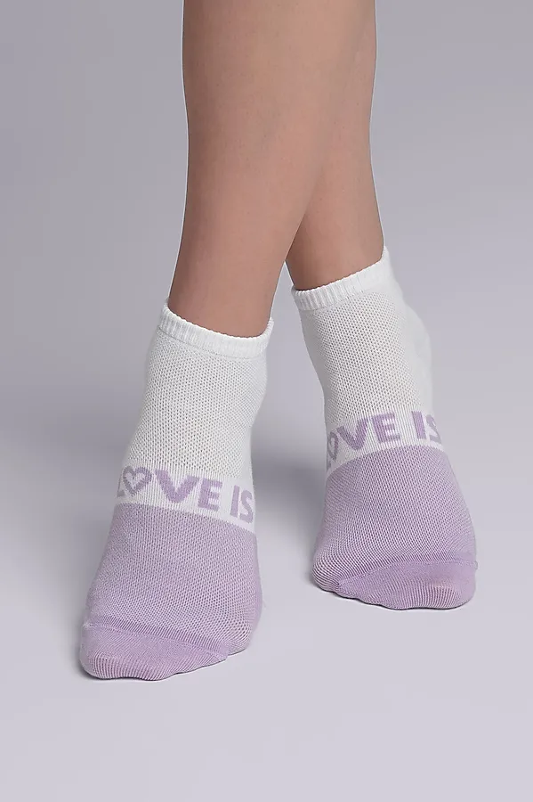 Носки CLEVER, белый/св.фиолетовый - фото 1
