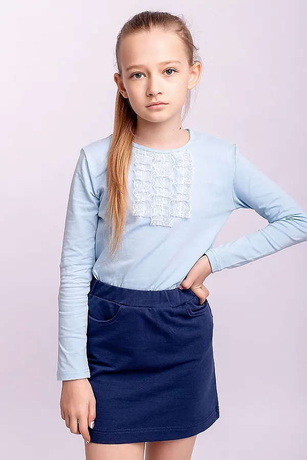 Лонгслив BATIK, голубой - фото 1