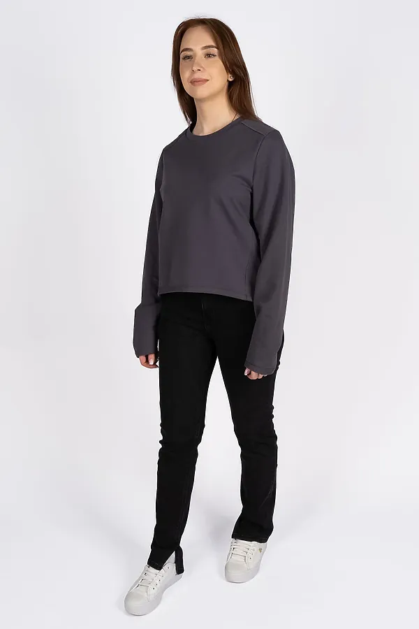 Джемпер LET'S GO, тёмно-серый - фото 1