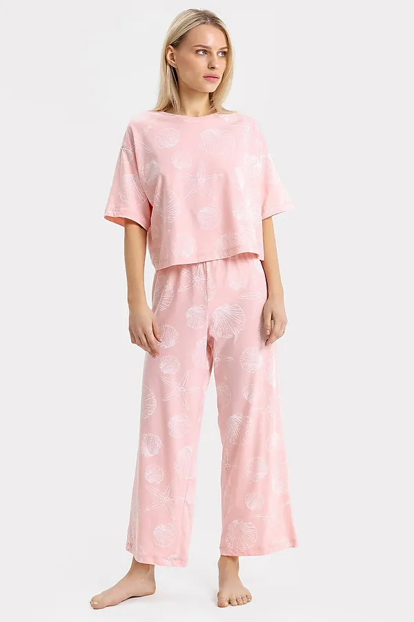 Пижама MARK FORMELLE, кораллы на розовом - фото 1