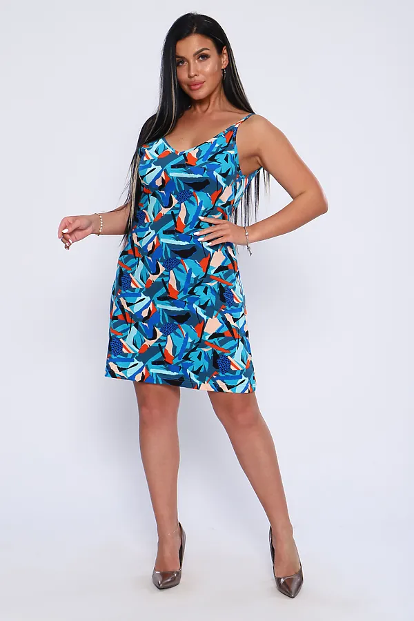 Сарафан 87502 НАТАЛИ, голубой - фото 1