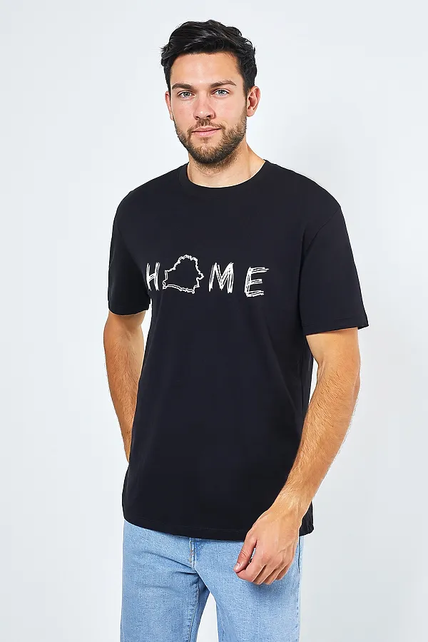 Футболка  MARK FORMELLE, черный +печать - фото 1