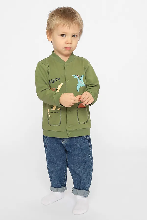 Толстовка CRB, оливковый - фото 1