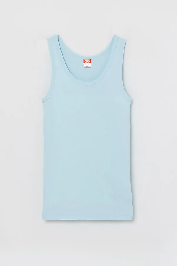 Майка CRB, голубой - фото 1