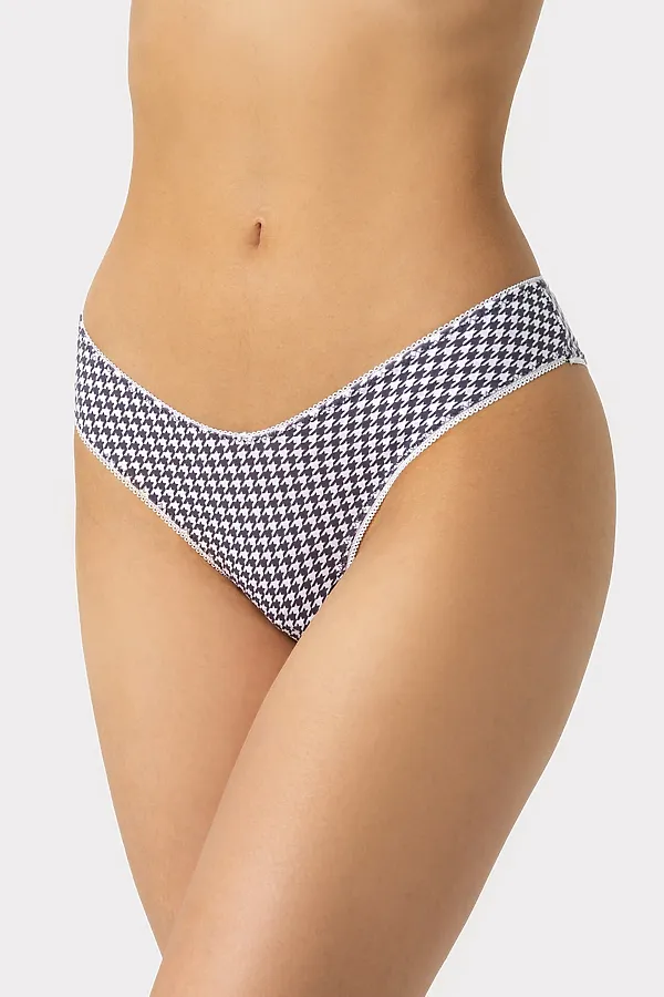 Трусы 2шт. MARK FORMELLE, гусиная лапка на темной чайке - фото 1