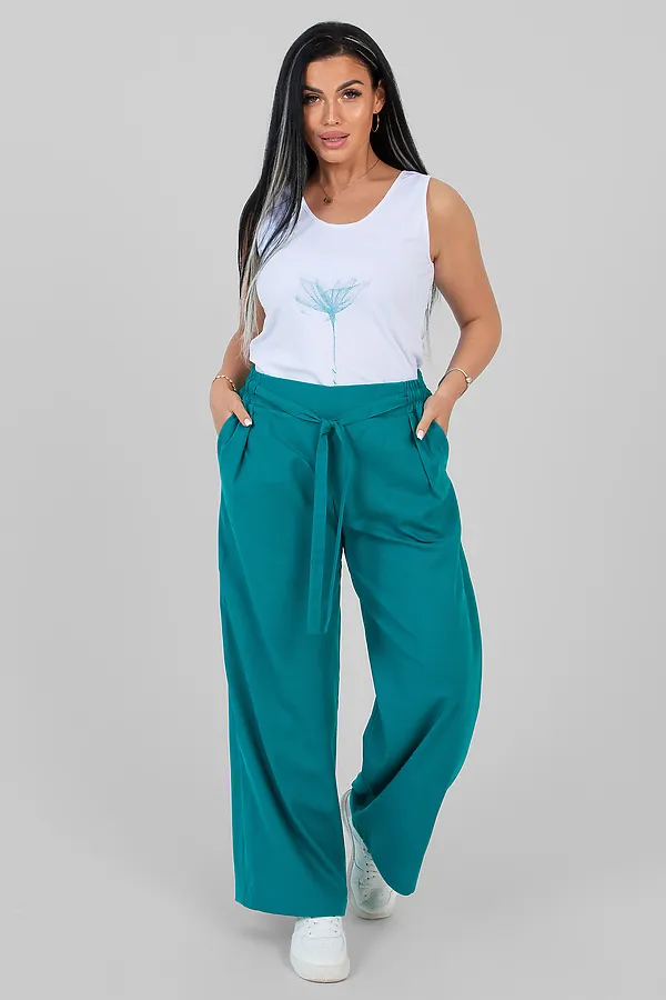 Брюки Миранда НАТАЛИ, темно-бирюзовый - фото 1