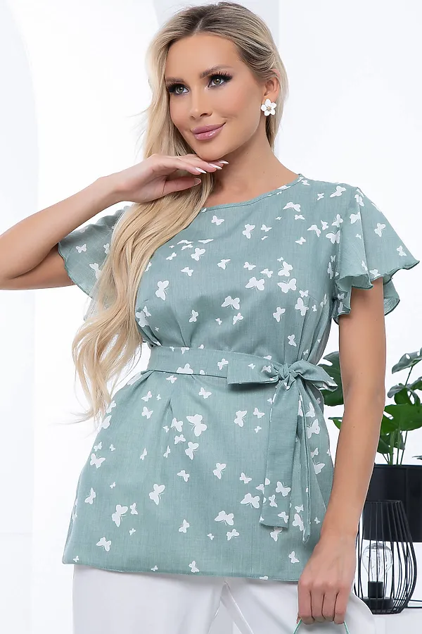 Блуза "Гайана" LADY TAIGA, мята - фото 1