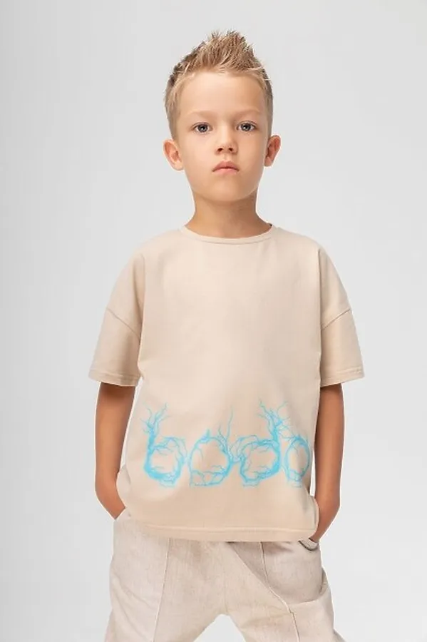 Футболка BODO, бежевый - фото 1